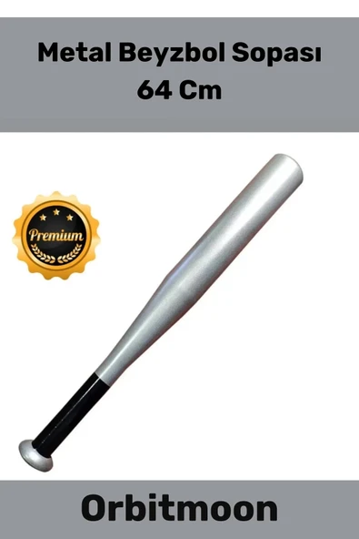 Premium Seri Özel Üretim Kırılmaz Rahat Kavrama Kaliteli Metal Baseboll Beyzbol Sopası 64 Cm ürün görseli 1
