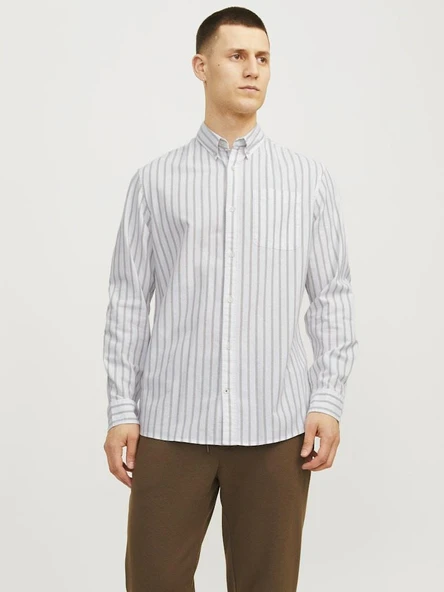 Jack Jones Oxford Erkek Gömlek 12182486 ürün görseli 1