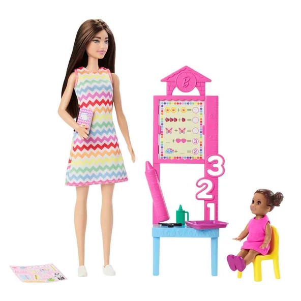 Barbie Bakım Temalı Kariyer Oyun Setleri JCR71 JCR76 ürün görseli 1