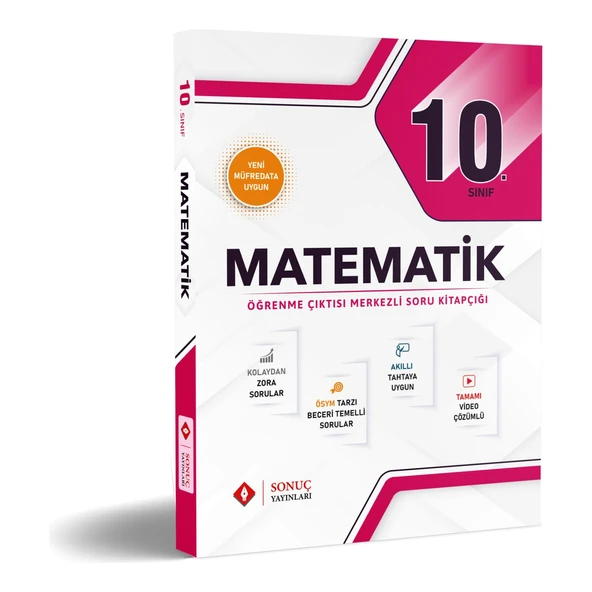 Sonuç Yayınları 10. Sınıf Matematik Set 2025 – 2026 Yeni Müfredat ürün görseli 1