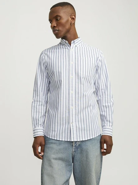 Jack Jones Oxford Erkek Gömlek 12182486 ürün görseli 1