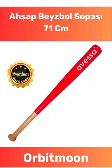 Premium Üretim Kırılmaz Kaliteli Mükemmel Kavrayışlı Ahşap 28 inc Baseboll Beyzbol Sopası 71 Cm ürün görseli 1