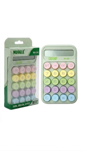 MU-541 10 YUMUŞAK TUŞLU HESAP MAKİNESİ ürün görseli 1