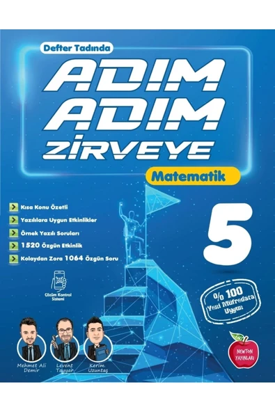 Newton 5. Sınıf Adım Adım Matematik Etkinlikli Konu Anlatımlı  Soru Bankaları ürün görseli 1