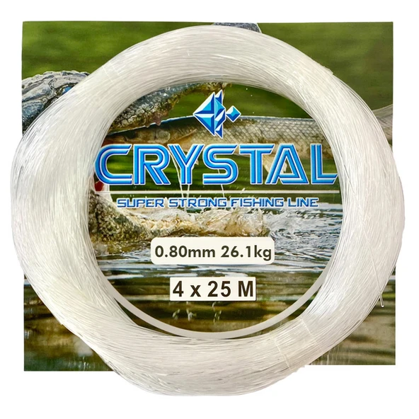 Cyrstal Beyaz Poşet Misina 0.80 mm ürün görseli 1