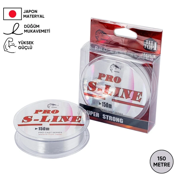 Hayalet Olta Misinası - Japon Materyal - 150 Metre - Pro S-Line - 0,23mm ürün görseli 1