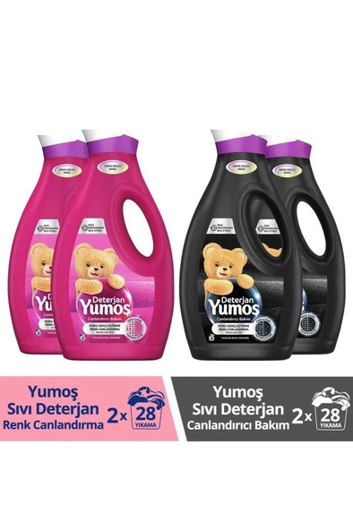 Yumoş Sıvı Bakım Deterjanı Siyahlar 1690 Mlx2 Sıvı Bakım Deterjan Renkliler 1690 Mlx2 ürün görseli 1