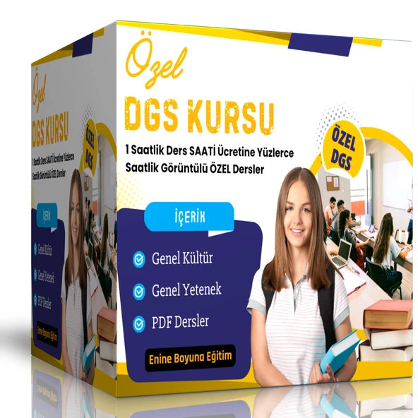 Özel DGS KURSU (İndirme Linki Gönderilmektedir) ürün görseli 1