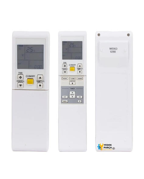 Daikin Uyumlu ARC452A3 Klima Kumandası ürün görseli 1