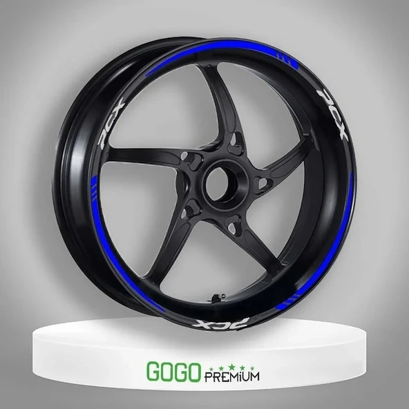 REFLEKTÖR MAVİ IV HONDA PCX UYUMLU 1 SET JANT ŞERİDİ ürün görseli 1