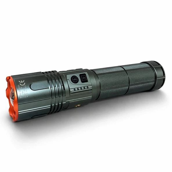 Bedotech Bd-5503 30w Tg Led Alüminyum Alaşımlı Zoomlu Type-c Şarjlı El Feneri ürün görseli 1