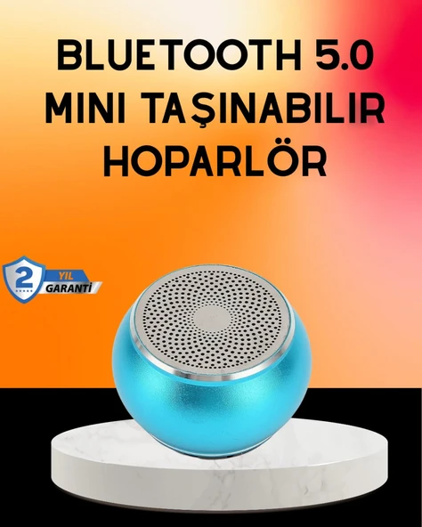 Taşınabilir Bluetooth Hoparlör | Dış Mekân ve Seyahat İçin İdeal ürün görseli 1