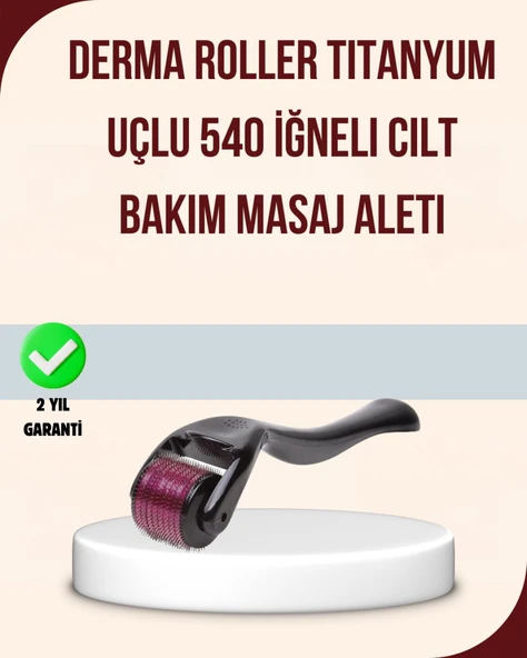 Titanyum Mikro İğneli Dermaroller 1 mm Kırışıklık ve Leke Karşıtı ürün görseli 1