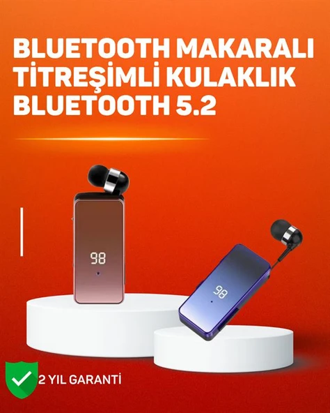 İki Telefona Aynı Anda Bağlanan Bluetooth 5.3 Klipsli Kulaklık – MFB Çok Noktalı Bağlantı ürün görseli 1