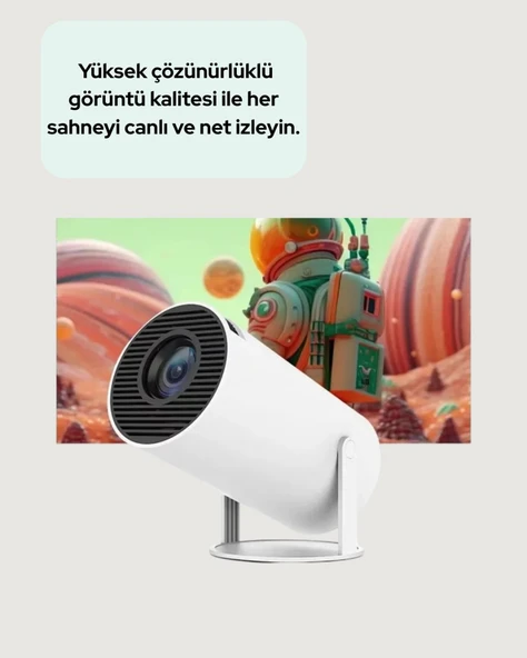 Kablosuz Bağlantılı Ultra Pro Projeksiyon - Resim 2