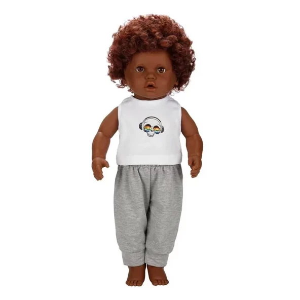 Dollz'n More Dada Kıvırcık Saçlı Bebek 60 cm ürün görseli 1