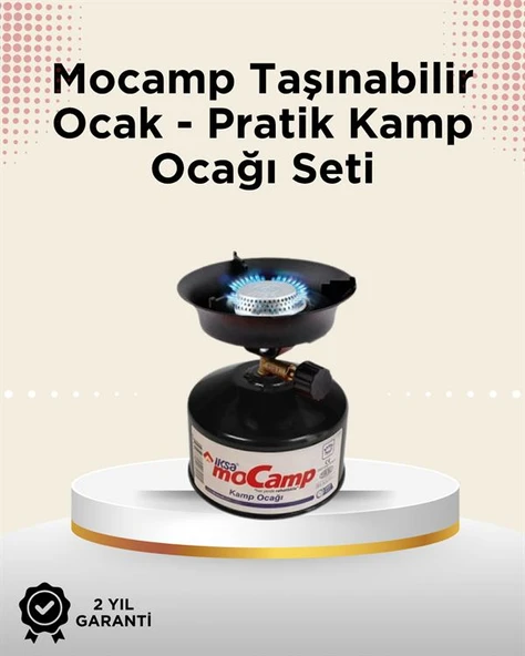 Dayanıklı, Paslanmaz ve Yüksek Isı Dayanımlı Kamp Ocağı – Uzun Süreli Kullanım İçin ürün görseli 1