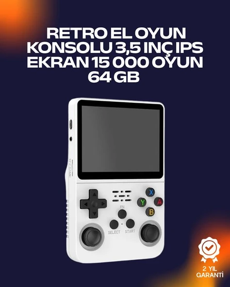 Retro Oyun Cihazı – Çift MicroSD Desteği, Çoklu Platform Uyumu, 3200 mAh Batarya ürün görseli 1