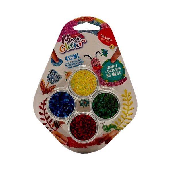 Paulinda Magic Glitter 4x2 Hobi Set S00095851 ürün görseli 1