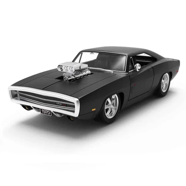 1:16 1970 Dodge Charger R/T Sesli ve Işıklı Uzaktan Kumandalı Araba ürün görseli 1