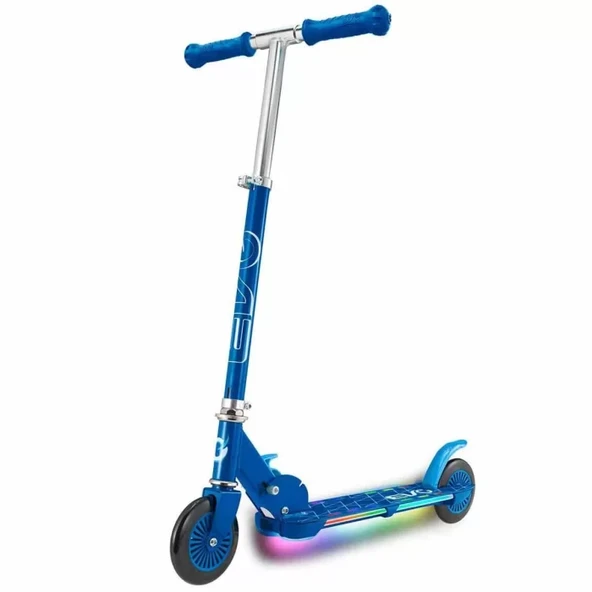 Evo 2 Tekerlekli Flash Işıklı Mavi Scooter ürün görseli 1
