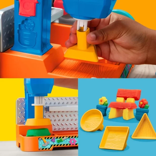 Play-Doh Stamp n Saw Tool Bench - Resim 4