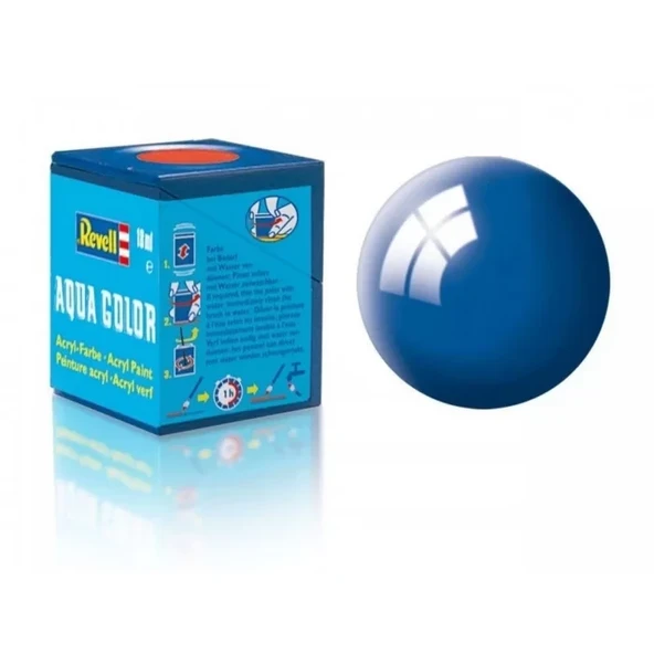 Aqua Color Blue - Gloss Boya - 18 ml ürün görseli 1