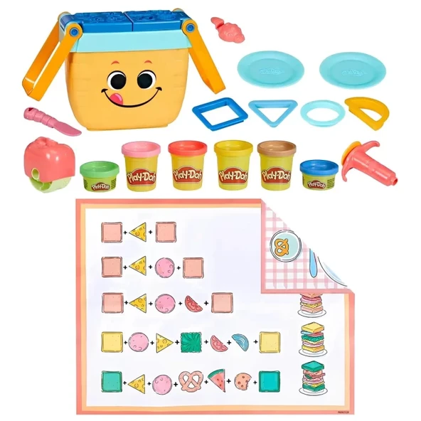 Play-Doh Piknik Şekilleri Başlangıç Seti F6916 ürün görseli 1