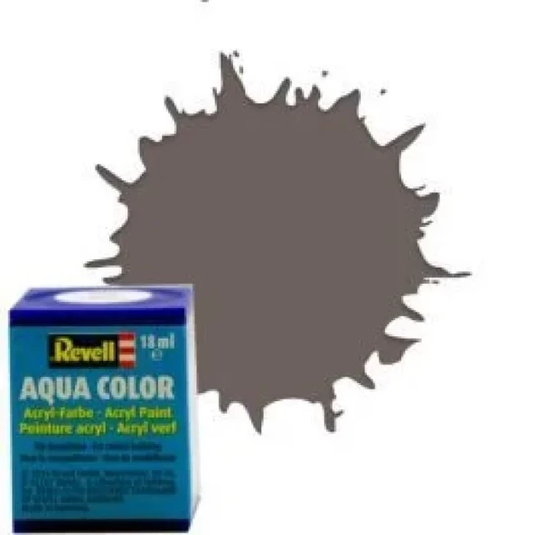 Revell 84 -Aqua Color Leather Brown - Mat Boya- 18 ml ürün görseli 1