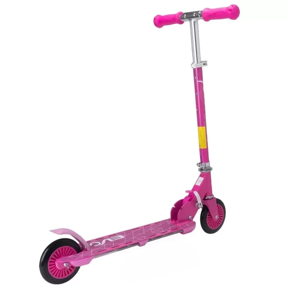 Evo 2 Tekerlekli Flash Işıklı Pembe Scooter - Resim 3