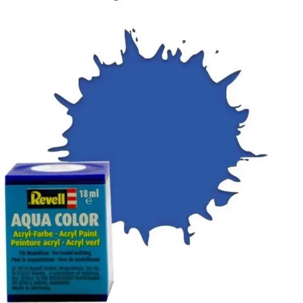 Aqua Color Blue - Mat Boya- 18 ml ürün görseli 1