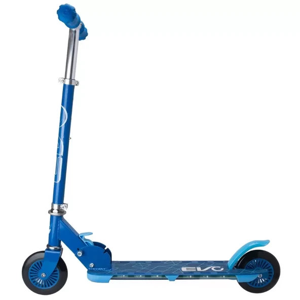 Evo 2 Tekerlekli Flash Işıklı Mavi Scooter - Resim 3