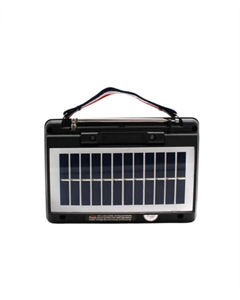 KTF-1428 Taşınabilir Güneş Enerjili Bluetooth Radyo Hoparlör – Şarjlı, Radyo, MP3, AUX Girişli ürün görseli 1