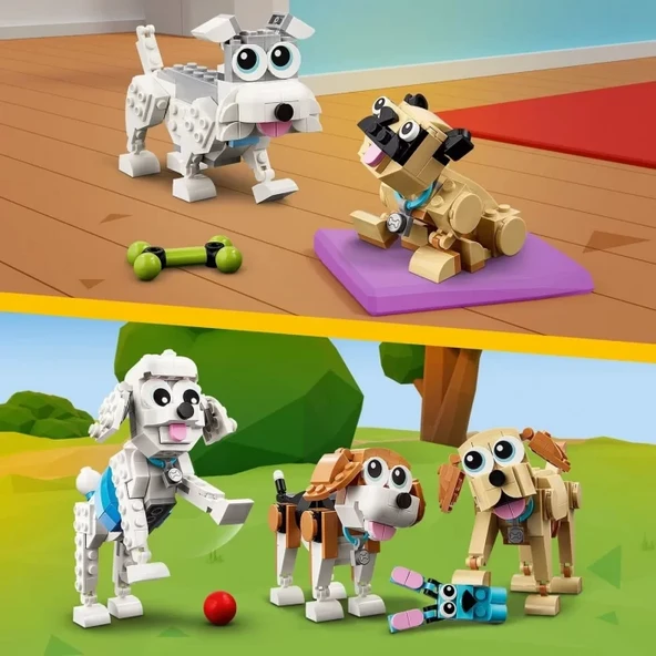 LEGO Creator Sevimli Köpekler 31137 - Resim 4