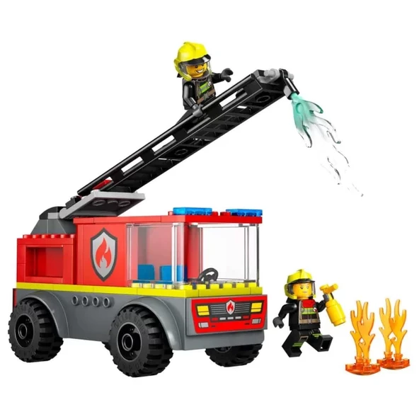 LEGO City Merdivenli İtfaiye Kamyonu 60463 ürün görseli 1