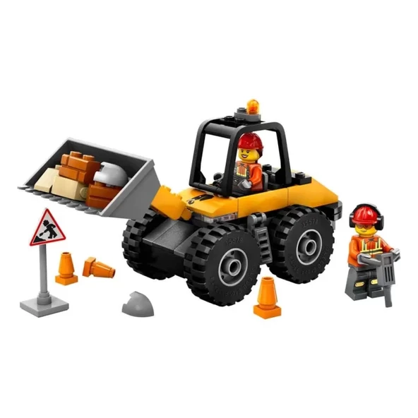 LEGO Sarı Tekerlekli İnşaat Yükleyicisi 60450 ürün görseli 1