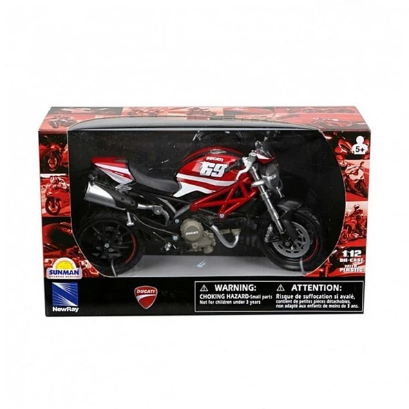 Sunman 1:12 Ducati Monster 796 N.69 - Resim 2