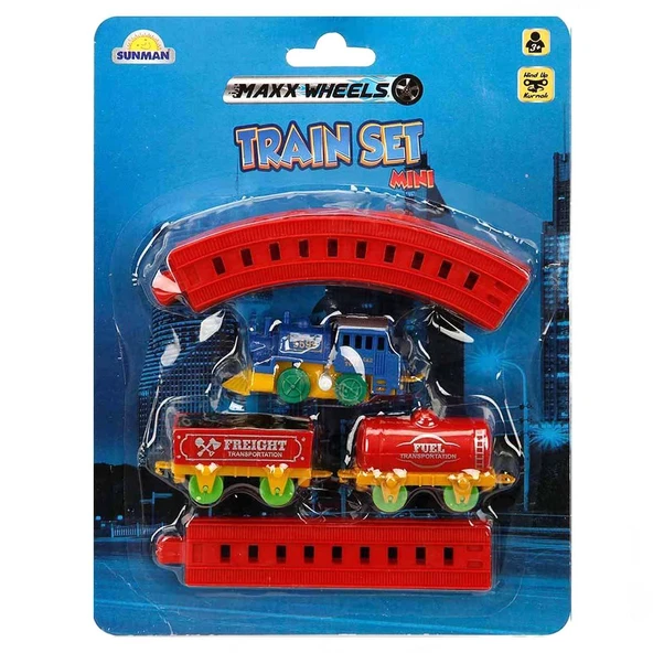 Maxx Wheels Mini Tren Seti 11 Parça - Resim 5