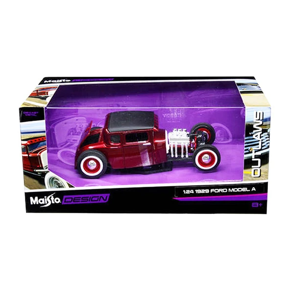 1:24 Maisto Ford 1929 Pro Rodz Model Araba - Resim 2