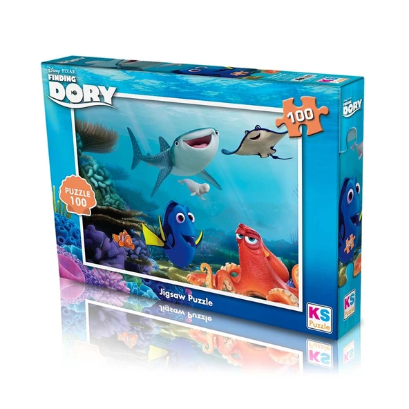 Finding Dory 100 Parça Puzzle - Resim 4
