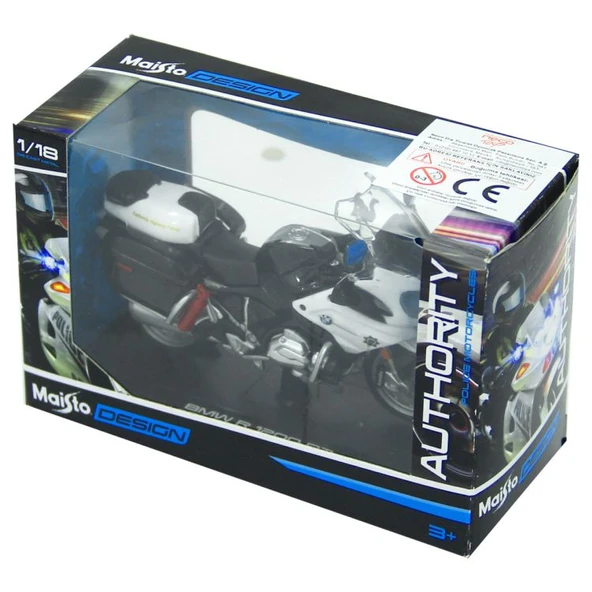 Maisto 1:18 Polis Motorsikleti - Resim 4