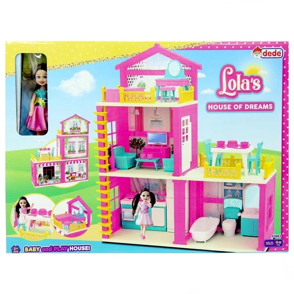 Lola'nın 3 Katlı Rüya Evi Seti - Resim 4