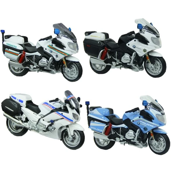 Maisto 1:18 Polis Motorsikleti - Resim 5