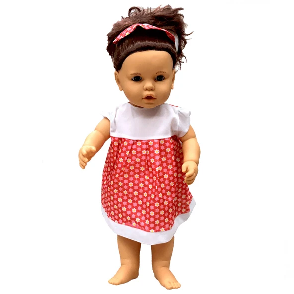 Sunman Lila Sesli Saçlı Et Bebek ürün görseli 1