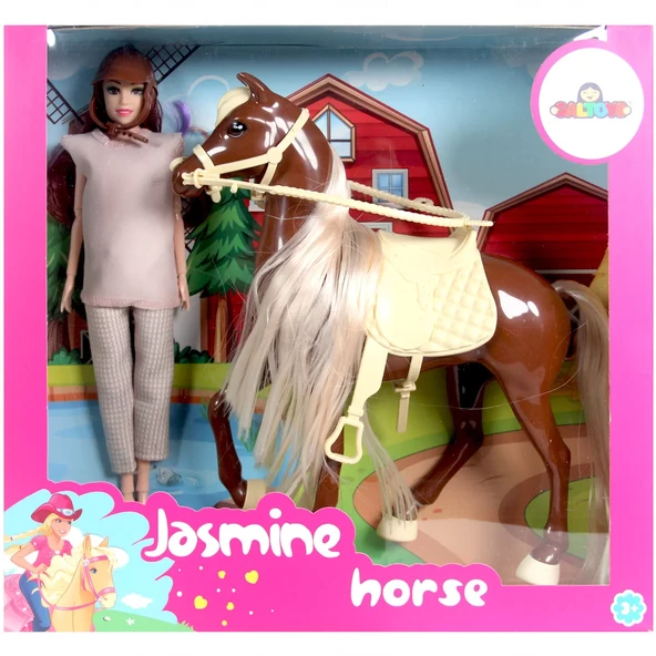 Jasmine Atlı Bebek Kahve-Bej ürün görseli 1