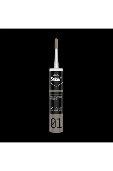 Selsil Genel Amaçlı Silikon 280gr - Beyaz ürün görseli 1