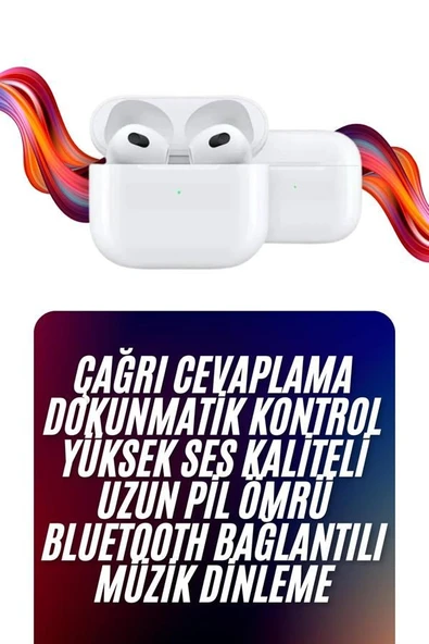 Yeni Nesil Kulak İçi Bluetooth Kulaklık Kablosuz Sesli Asistan ürün görseli 1