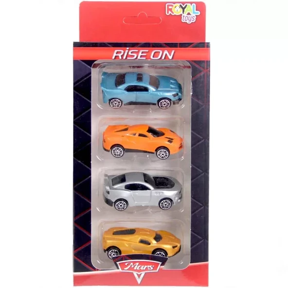 Rise On 4'lü Mini Araçlar ürün görseli 1