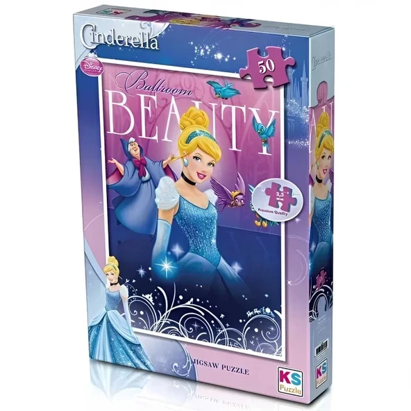 KS Games Cinderella 50 Parça Puzzle ürün görseli 1