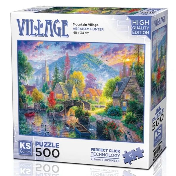 KS Games Mountain Village Puzzle 500 Parça 20046 ürün görseli 1